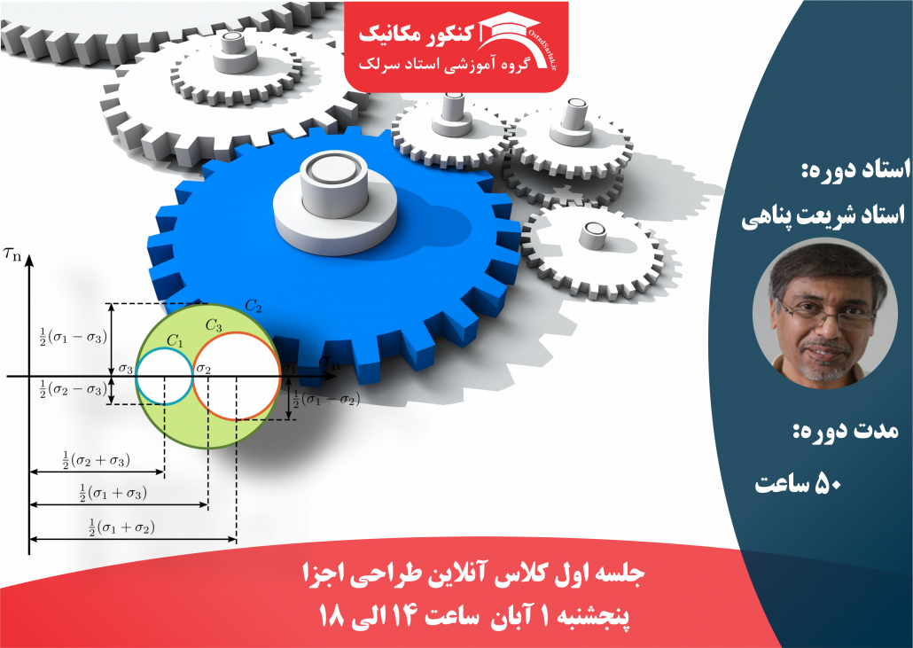 کلاس طراحی اجزا کنکور ارشد مکانیک