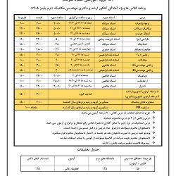 کلاس کنکور ارشد مکانیک